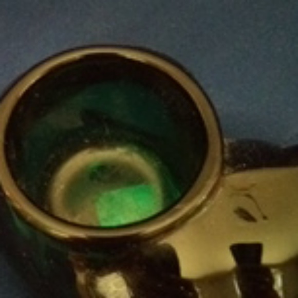 Vintage Glass Cat Curled up Candle Holder - Picture 3 of 3